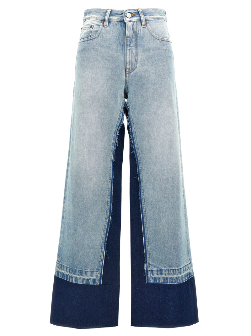 Contrast insert jeans MM6 MAISON MARGIELA Light Blue