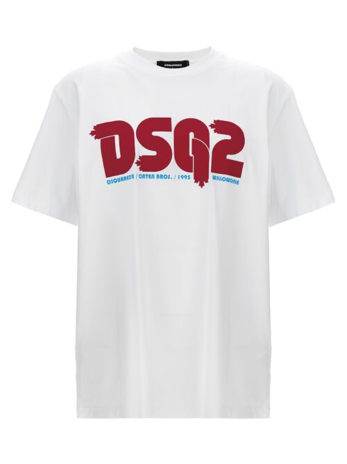 Logo print T-shirt DSQUARED2 White