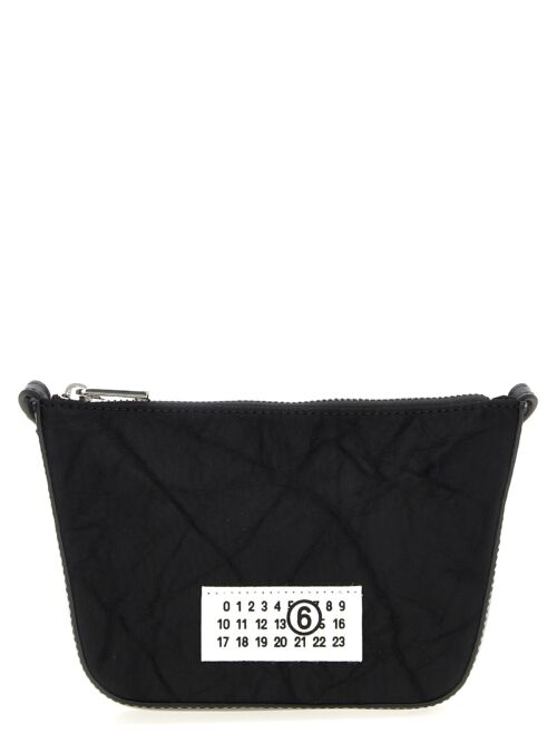 'Numeric' mini shoulder bag MM6 MAISON MARGIELA Black