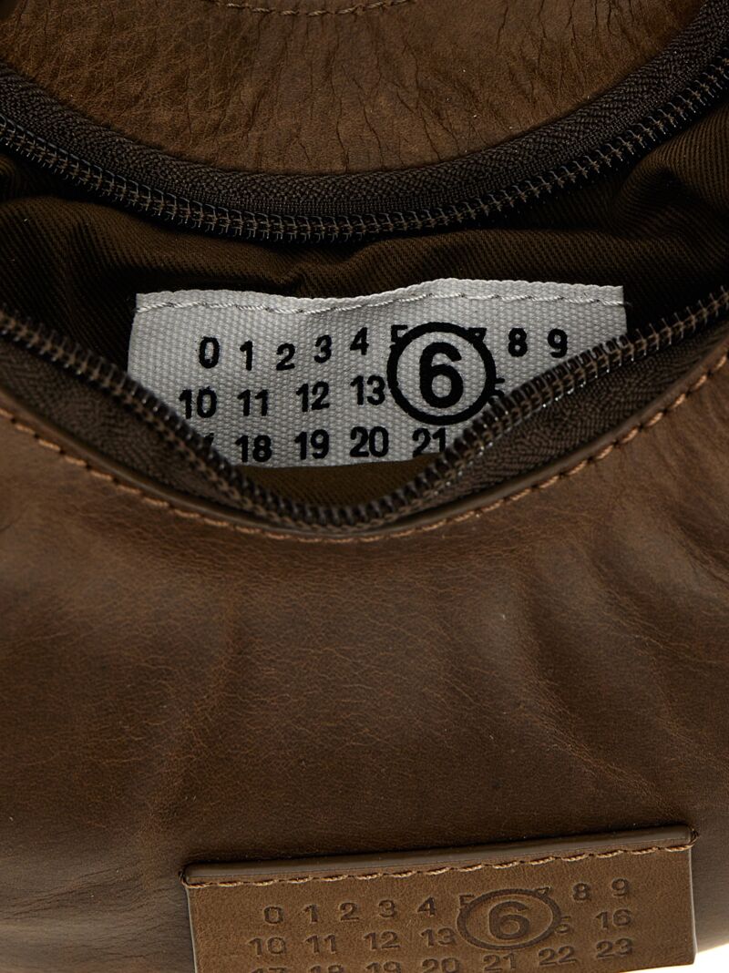 'Travel Pillow' handbag 100% leather MM6 MAISON MARGIELA Brown