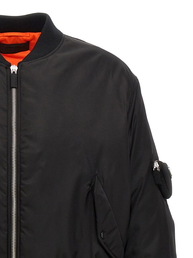 Re-Nylon bomber jacket Man PRADA Black