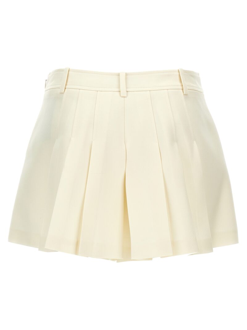 Pleated skort SH0061FAX1300JB104 TOM FORD White