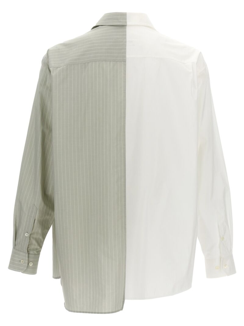 'numeric signature' asymmetric shirt SH0DT0016MTN014961 MM6 MAISON MARGIELA Multicolor