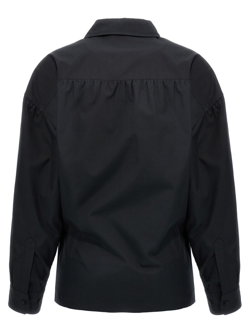 'Straight Collar Twisted' shirt SH1141LF839BK997 LEMAIRE Black