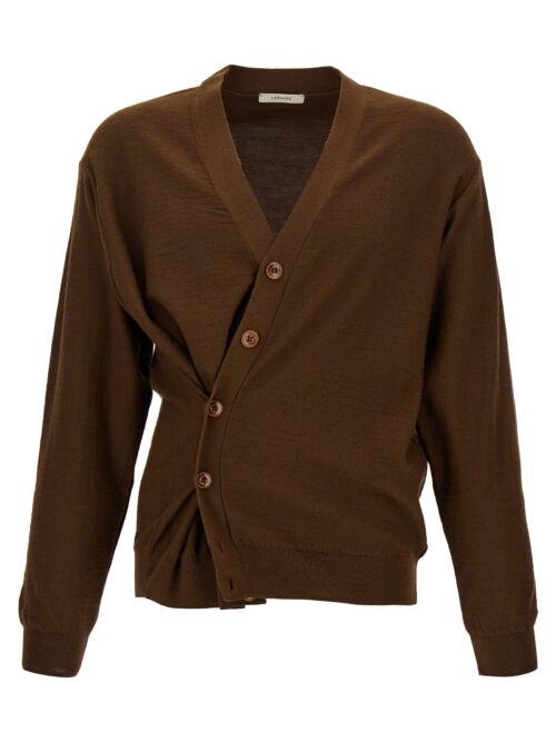 'Relaxed Twisted' cardigan LEMAIRE Brown