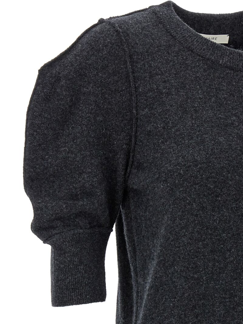 Short sleeve sweater 100% wool LEMAIRE Gray