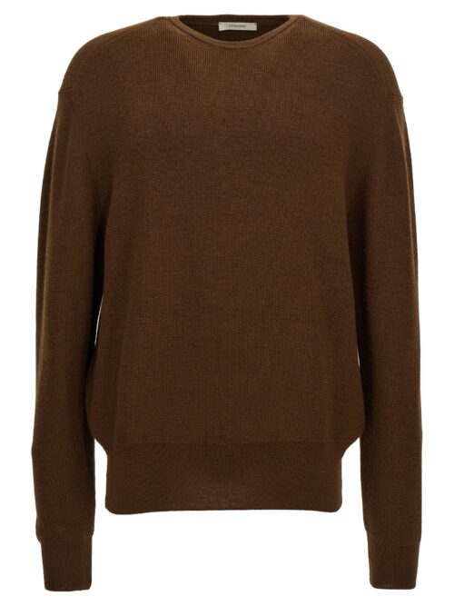 Crewneck sweater LEMAIRE Brown