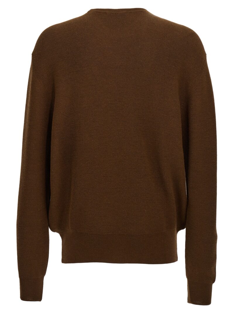 Crewneck sweater TO1314LK087BR451 LEMAIRE Brown