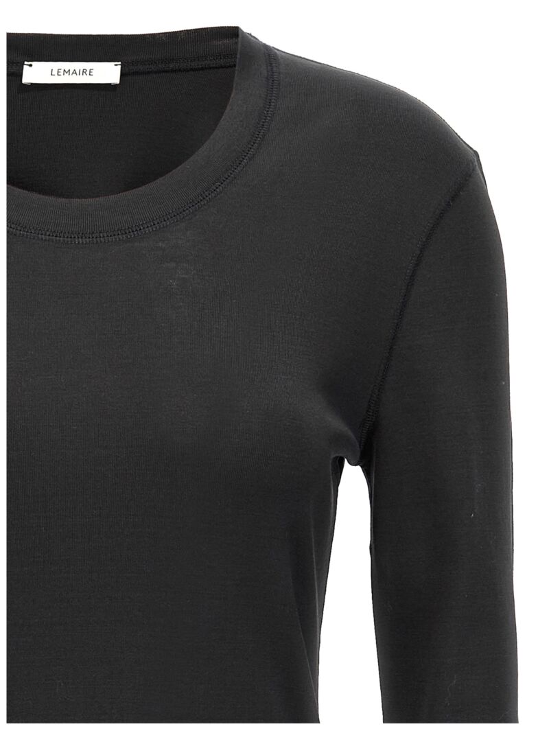 Cotton t-shirt Woman LEMAIRE Black