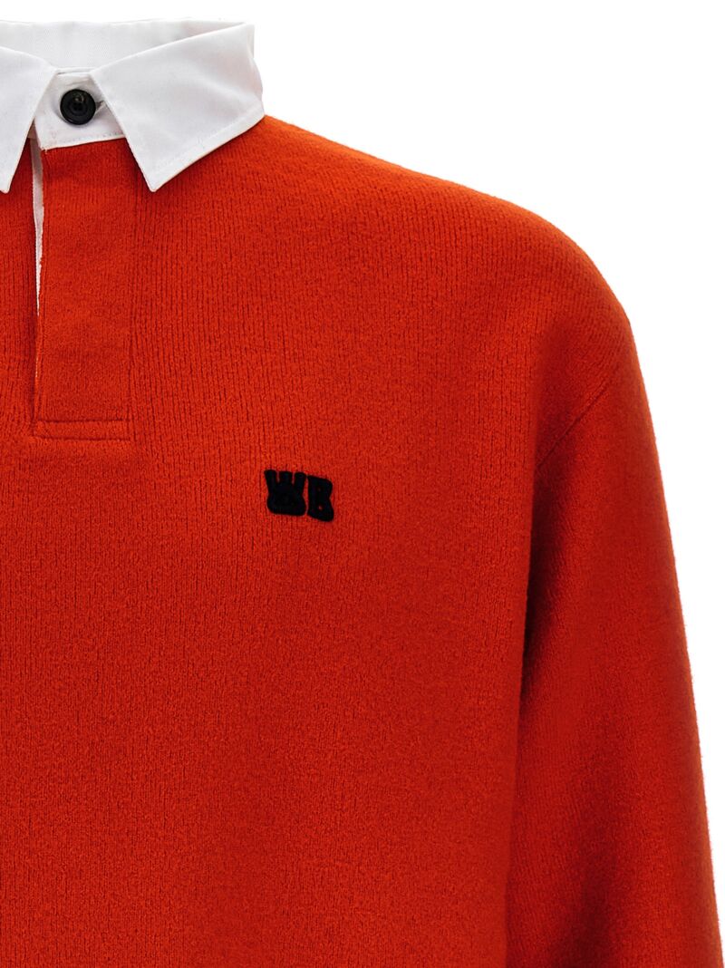 'Cypher' polo shirt Man WALES BONNER Red