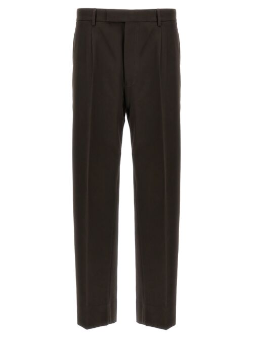 Front pleat pants ZEGNA Brown