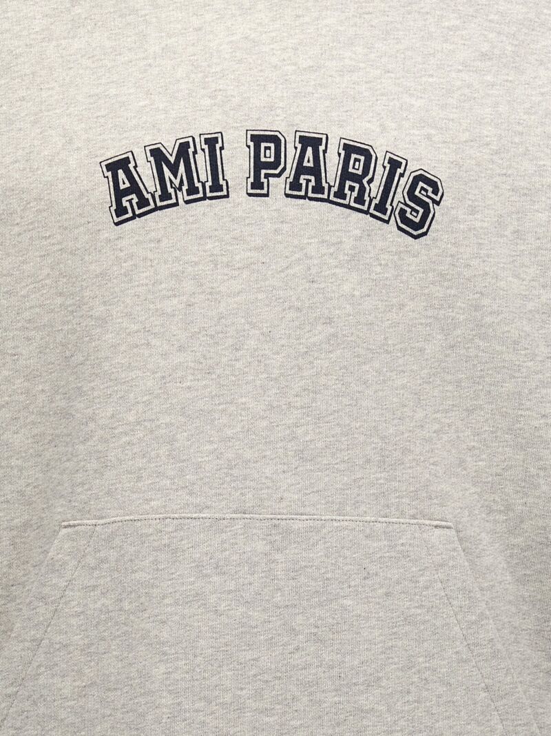 'Ami Paris' hoodie 100% cotton AMI PARIS Gray