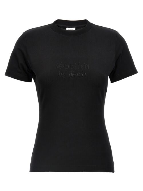 'Spoiled By God' T-shirt VETEMENTS Black