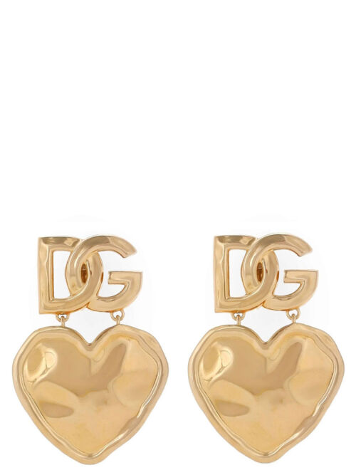 Heart logo earrings DOLCE & GABBANA Gold