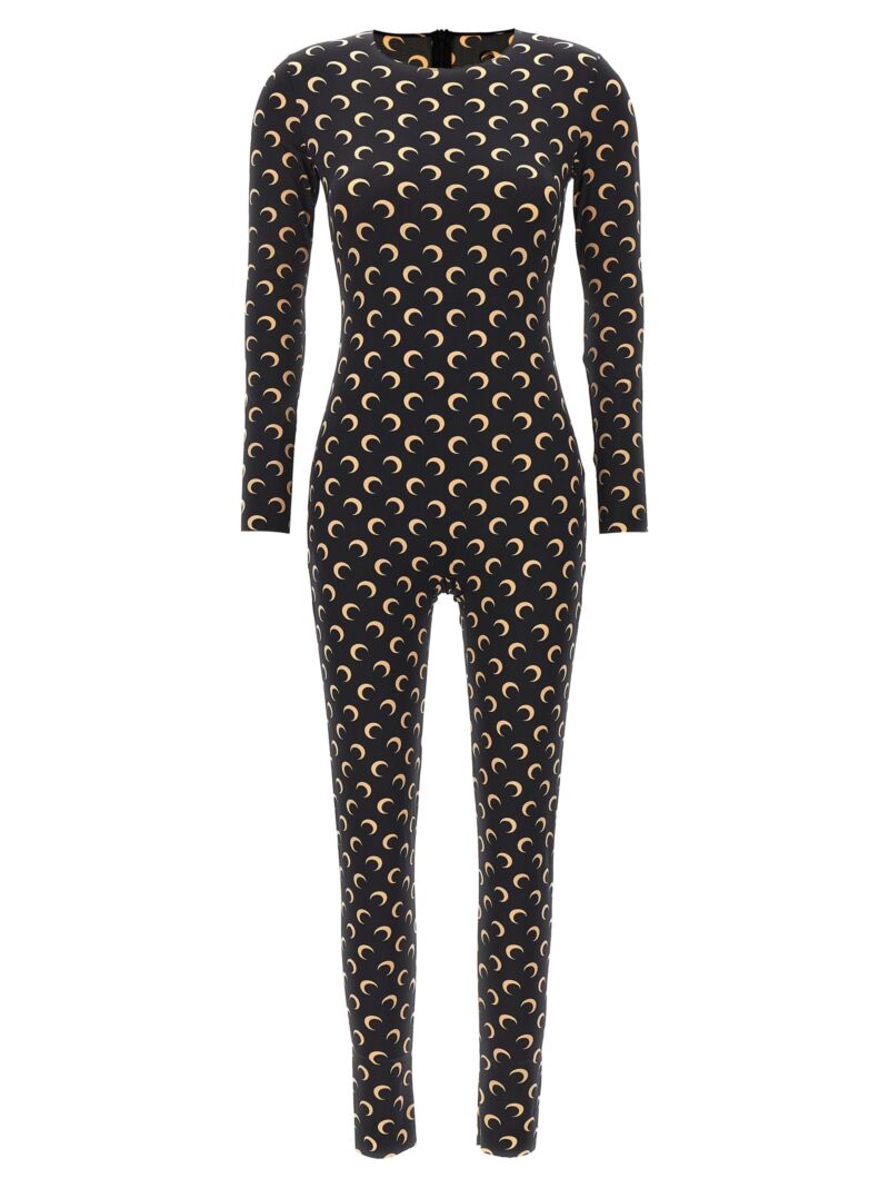 'Moon Printed' catsuit MARINE SERRE Black