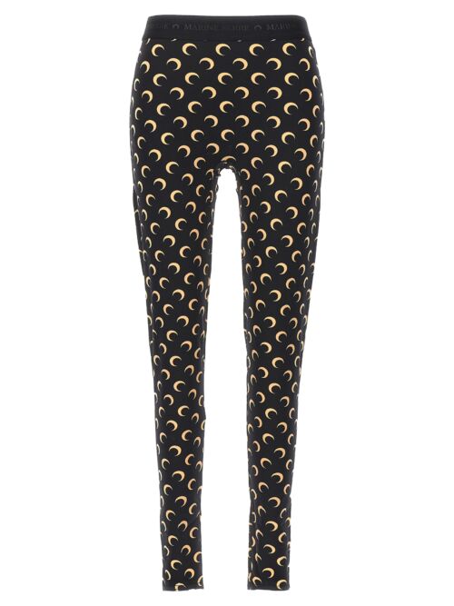 'Moon Printed' leggings MARINE SERRE Black