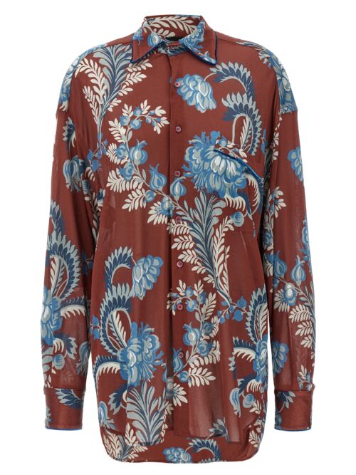 Floral foliage shirt ETRO Multicolor