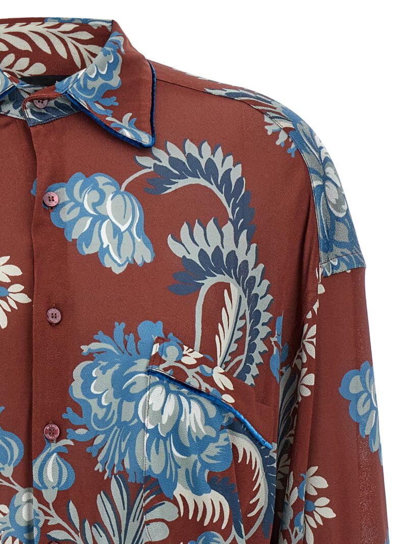 Floral foliage shirt Woman ETRO Multicolor