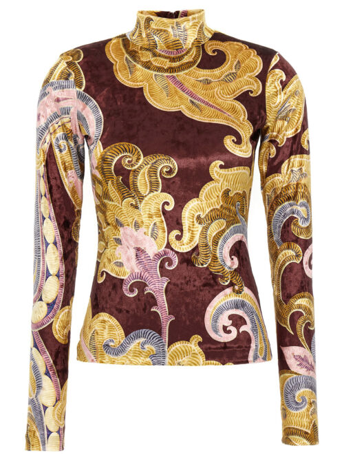 'Paisley' chenille top ETRO Multicolor