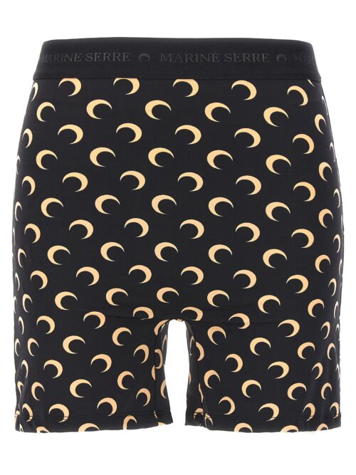 'Moon Printed' cyclist MARINE SERRE Black