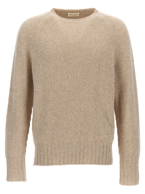 Crew-Neck Sweater MA'RY'YA Beige