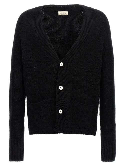 Wool blend cardigan MA'RY'YA Black