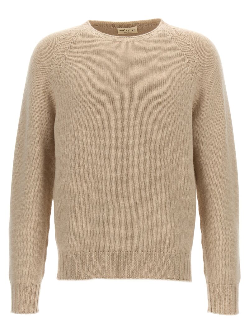 Crew-Neck Sweater MA'RY'YA Beige