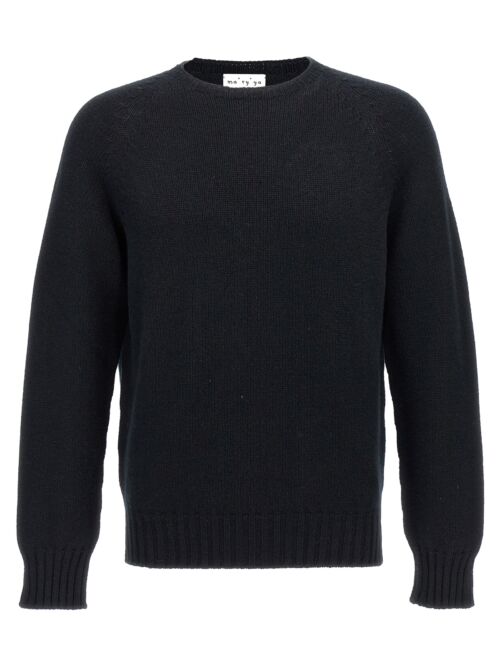 Crew-Neck Sweater MA'RY'YA Black