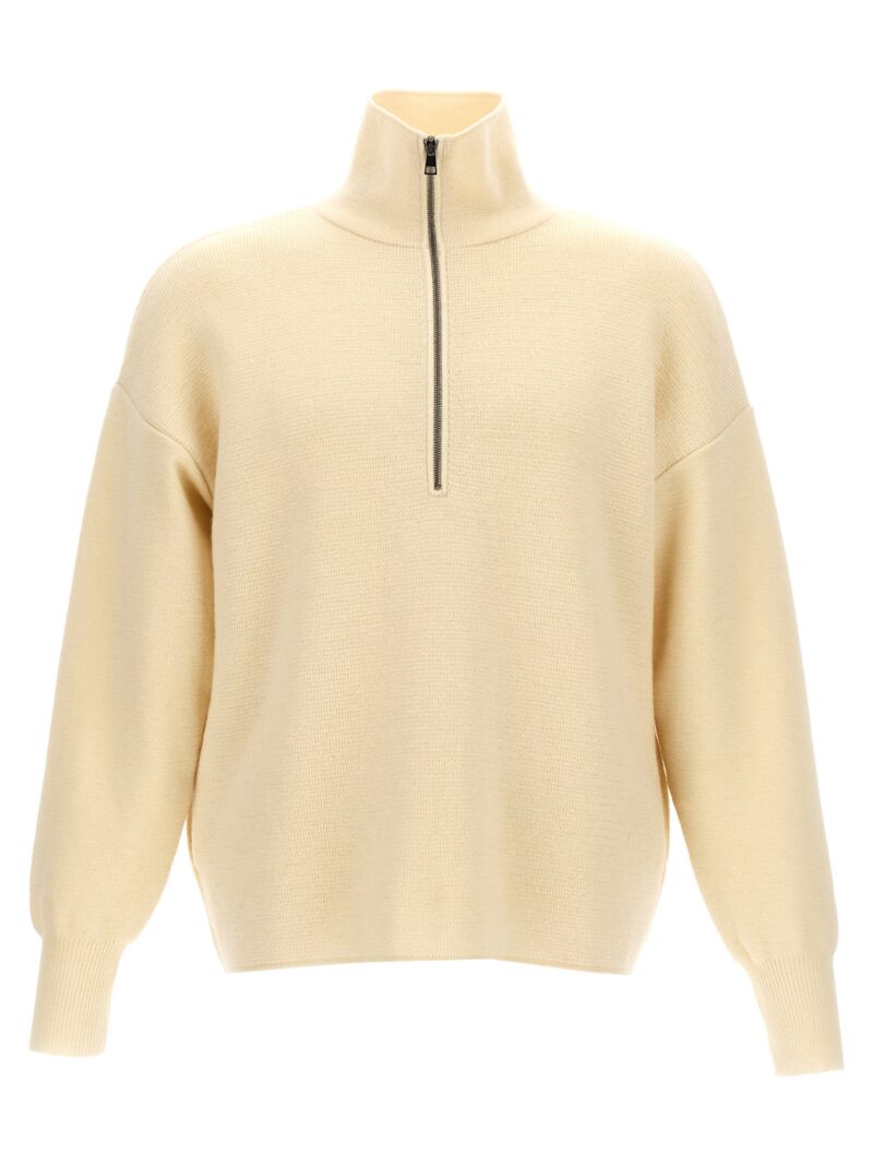 Half zip sweater MA'RY'YA White