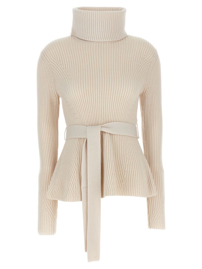 'Illustration Peplum' sweater ZIMMERMANN Beige