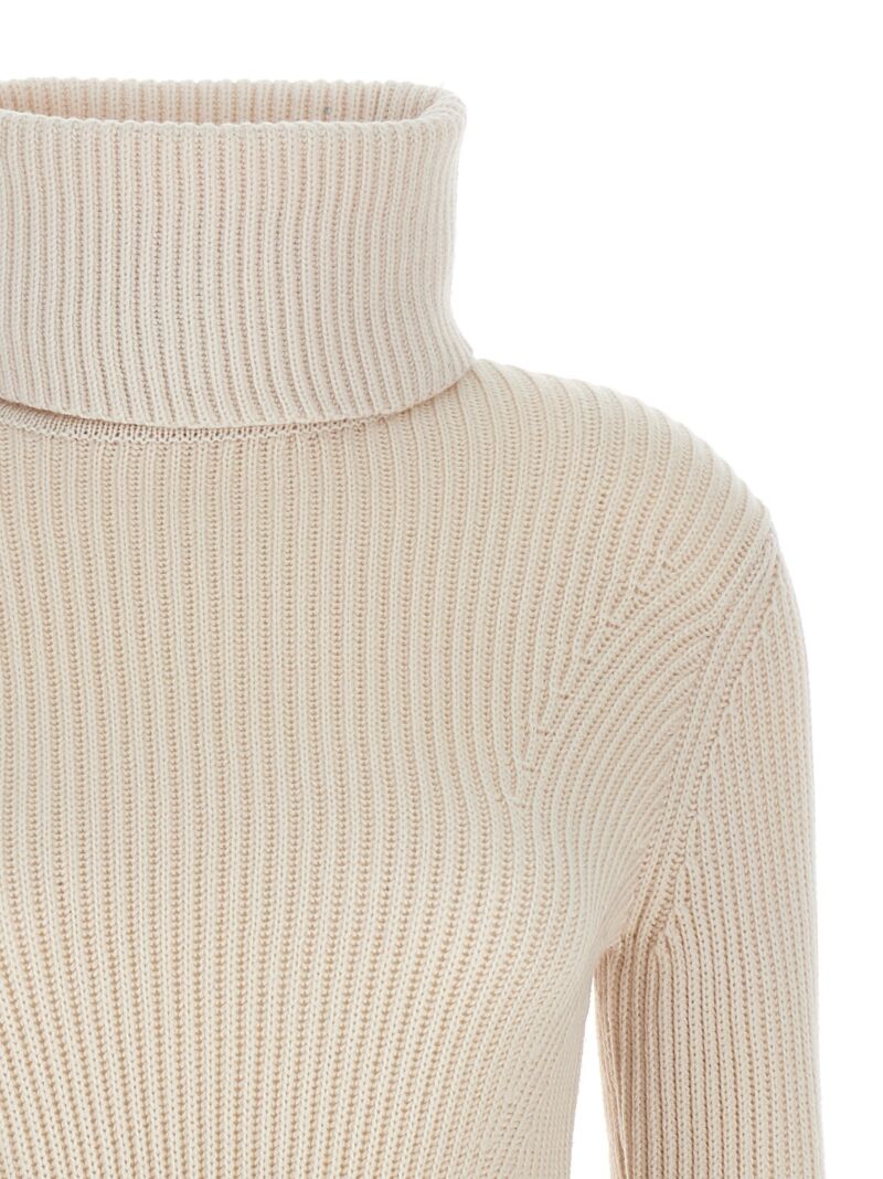 'Illustration Peplum' sweater Woman ZIMMERMANN Beige