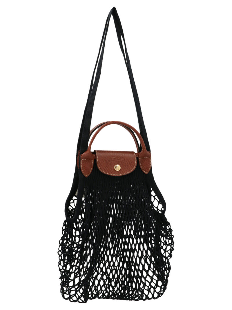 'Le Pliage Filet L' shopping bag LONGCHAMP Black