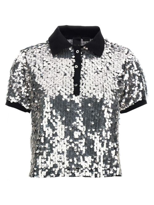 'Pupazzo' polo shirt PINKO Silver