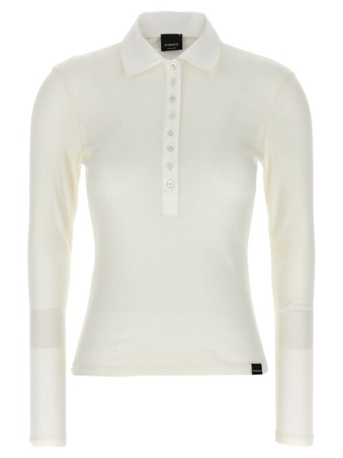 'Pattini' polo shirt PINKO White