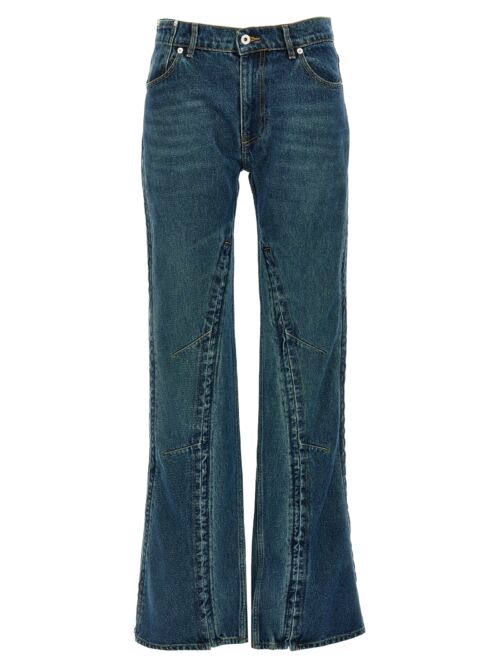 'Evergreen Hook and Eye' jeans Y/PROJECT Blue