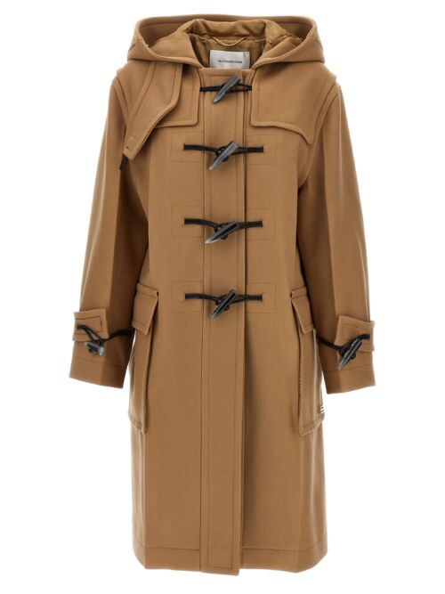 'Oversized Duffle' coat VICTORIA BECKHAM Beige