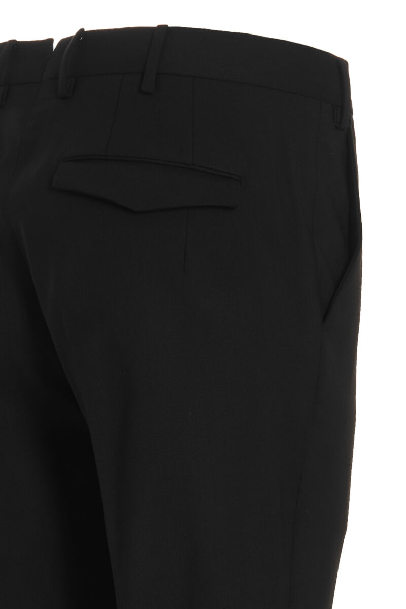 'Master’ trousers 95% virgin wool 5% elastane PT TORINO Black