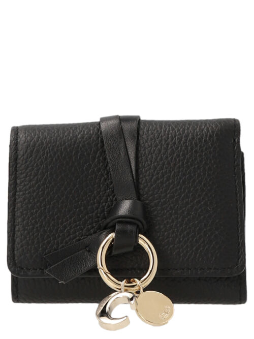 'Mini Tri Fold’ wallet CHLOÉ Black