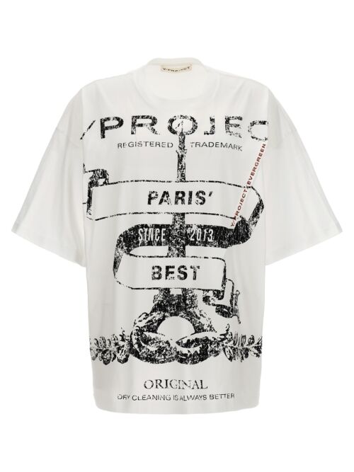 'Evergreen Paris' T-shirt Y/PROJECT White/Black