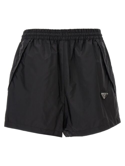 Re-nylon shorts PRADA Black