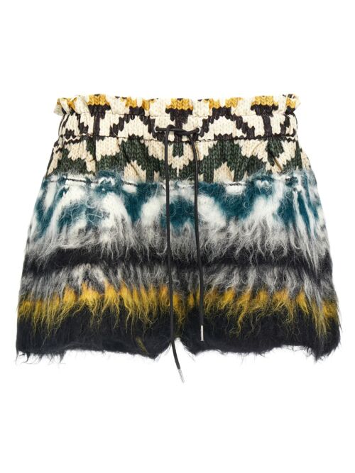 Patterned shorts SACAI Multicolor