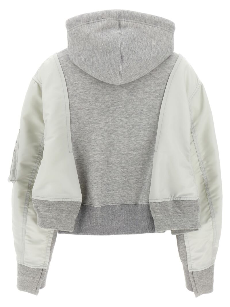 'Sponge' hoodie 2407451376 SACAI Gray