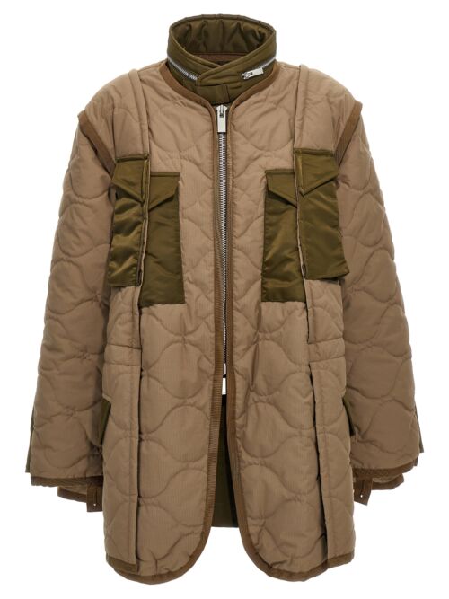 Quilted jacket SACAI Beige