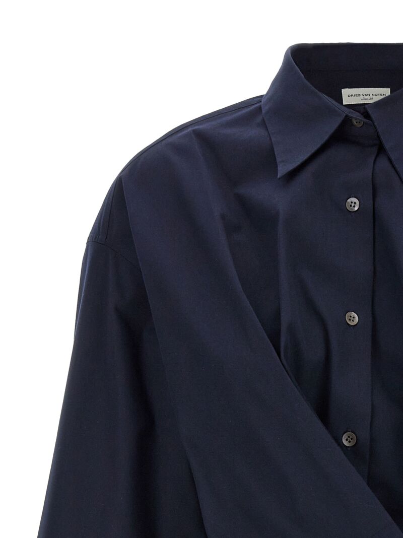 'Clicks' shirt Woman DRIES VAN NOTEN Blue