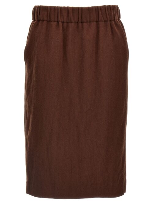 'Safya' skirt DRIES VAN NOTEN Brown