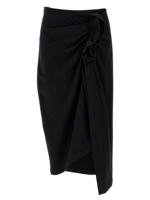 'Hanam' skirt DRIES VAN NOTEN Black