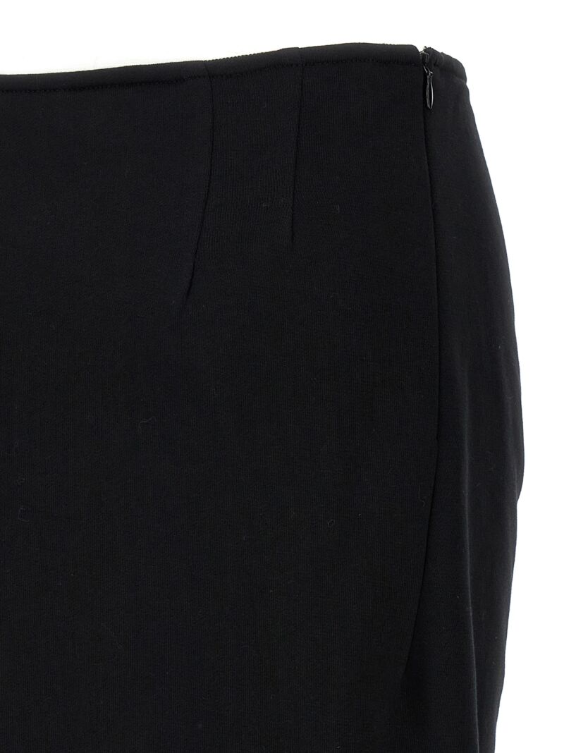 'Hanam' skirt 100% cotton DRIES VAN NOTEN Black