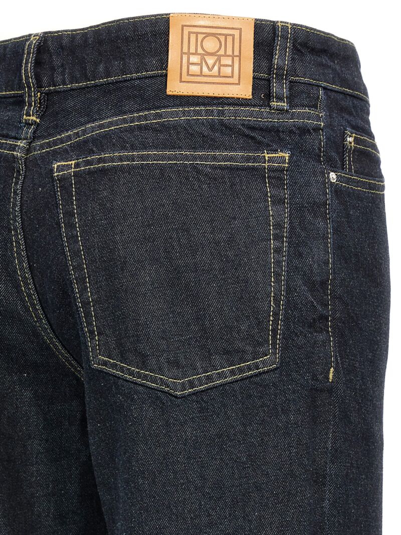 'Low Taper' jeans 100% cotton TOTEME Blue