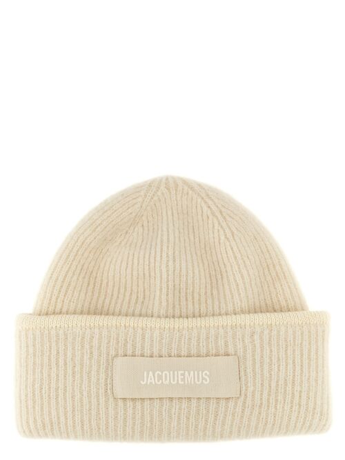 'Le Bonnet Gros Grain' beanie JACQUEMUS White