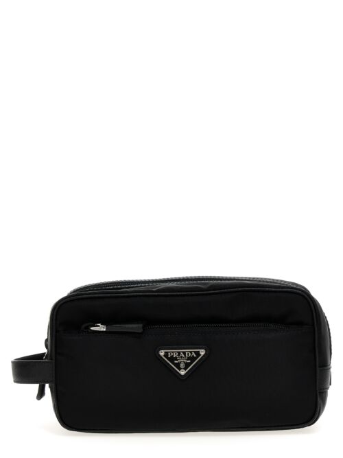 Beauty Re-Nylon and saffiano PRADA Black